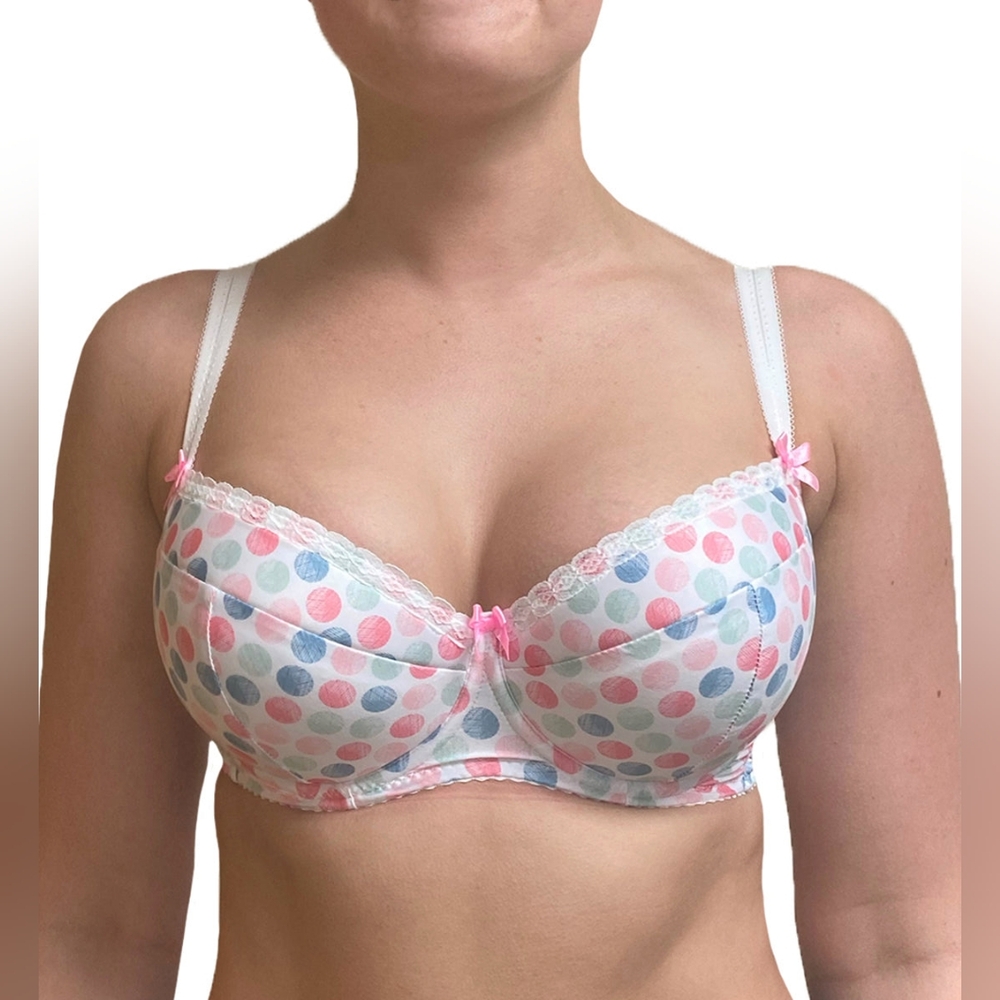 NWT Comexim Bubbles Padded Plunge Bra 28HH